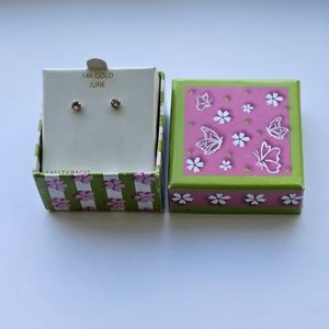 14k Gold Earring Or Nose Stud